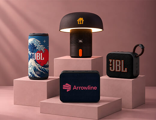 JBL Speakers bedrukken met logo